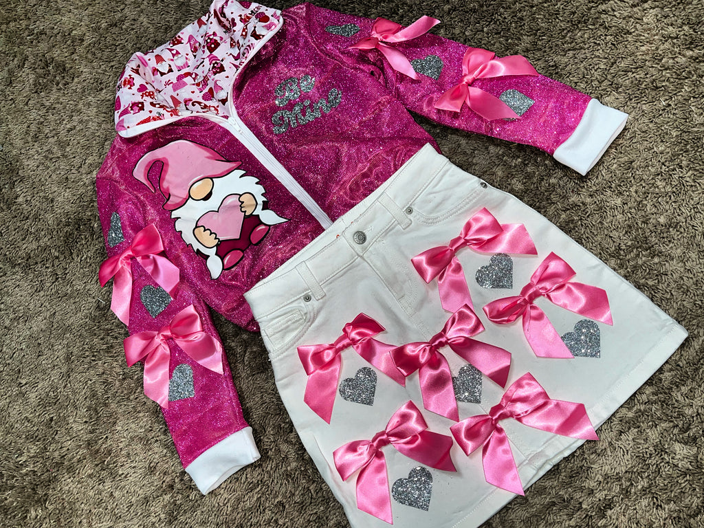 Light Character Puffer Jacket set