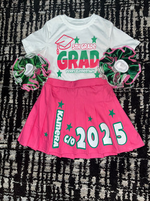 Graduation Tennis Skirt sets